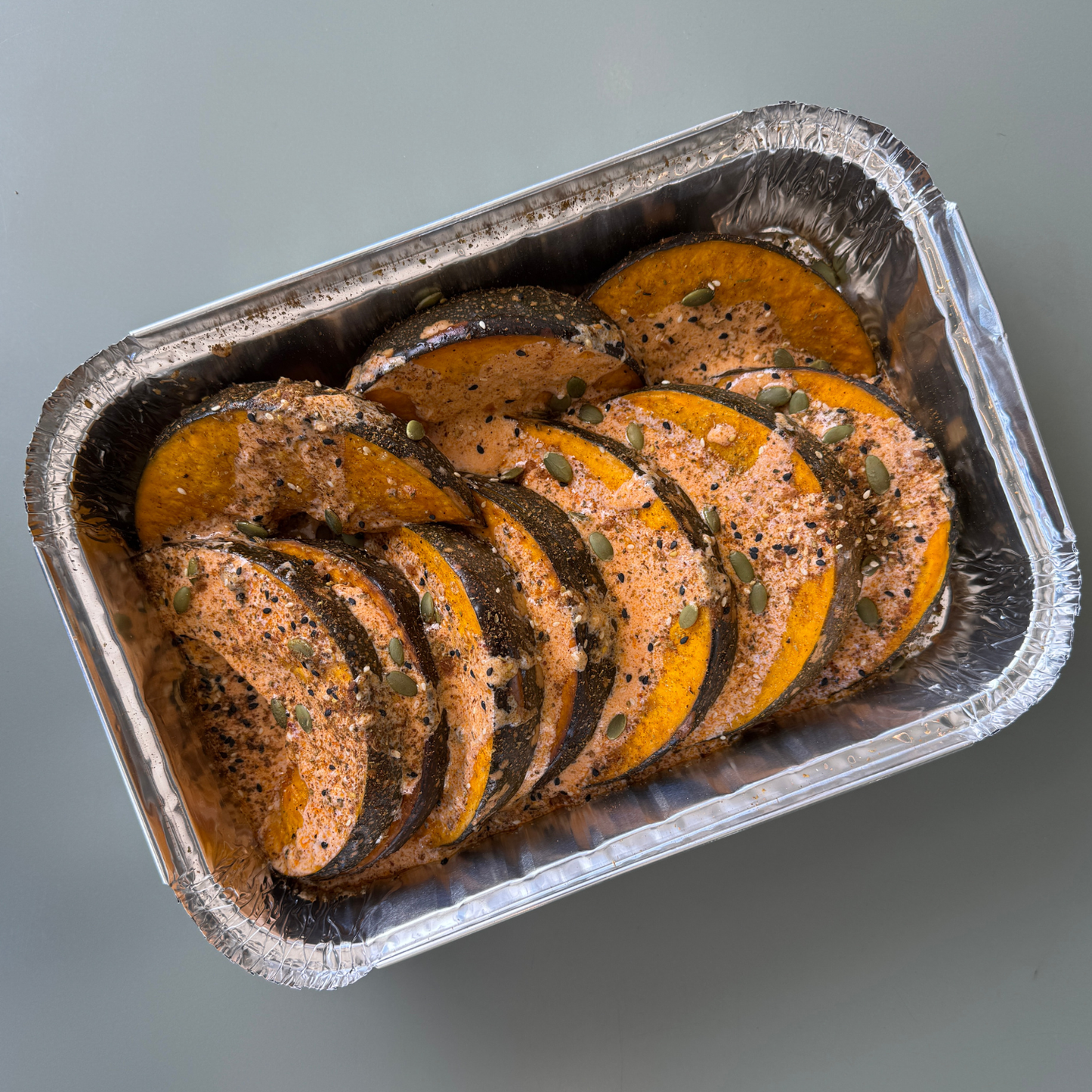 Roasted Pumpkin with Harissa Mascarpone