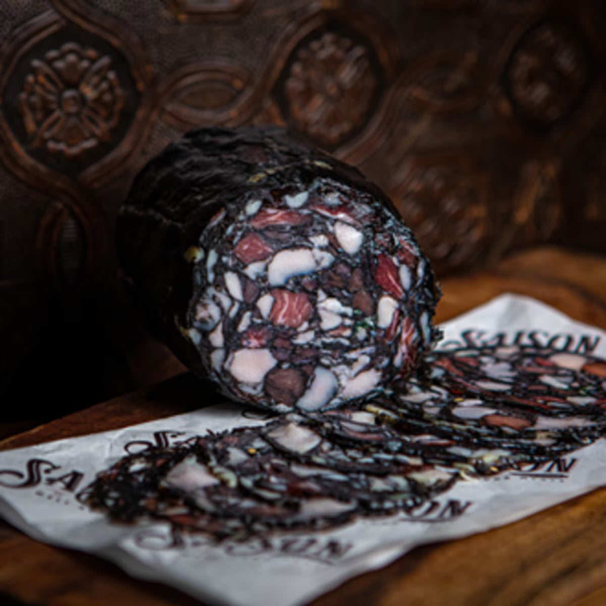 Saison Black Truffle & Squid Ink Salami - 200g