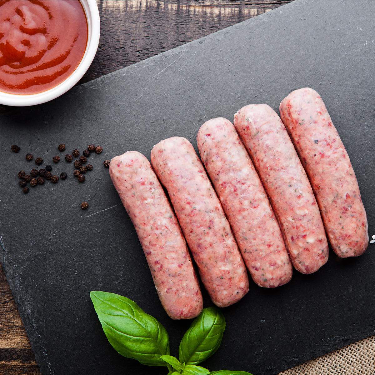 Tasty Beef Barbecue Sausages – Thick